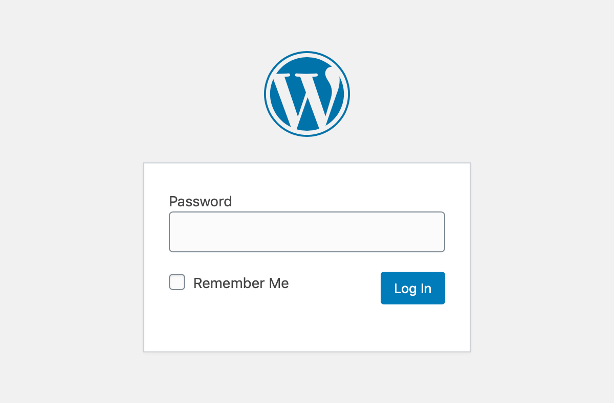Password Protected plugin