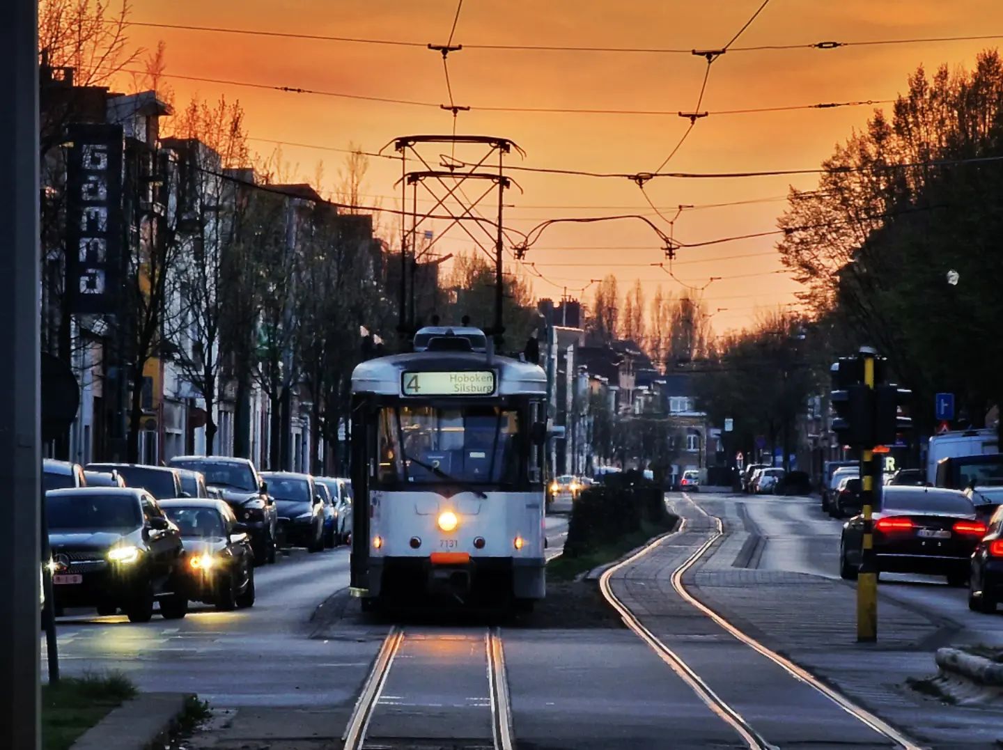 Lijn 4 Tram Antwerpen, fotografie Kevin van der Schouw (lijn 7 PCC tram Antwerpen - Copyright Kevin van der Schouw (https://www.instagram.com/kevintje_1212/))