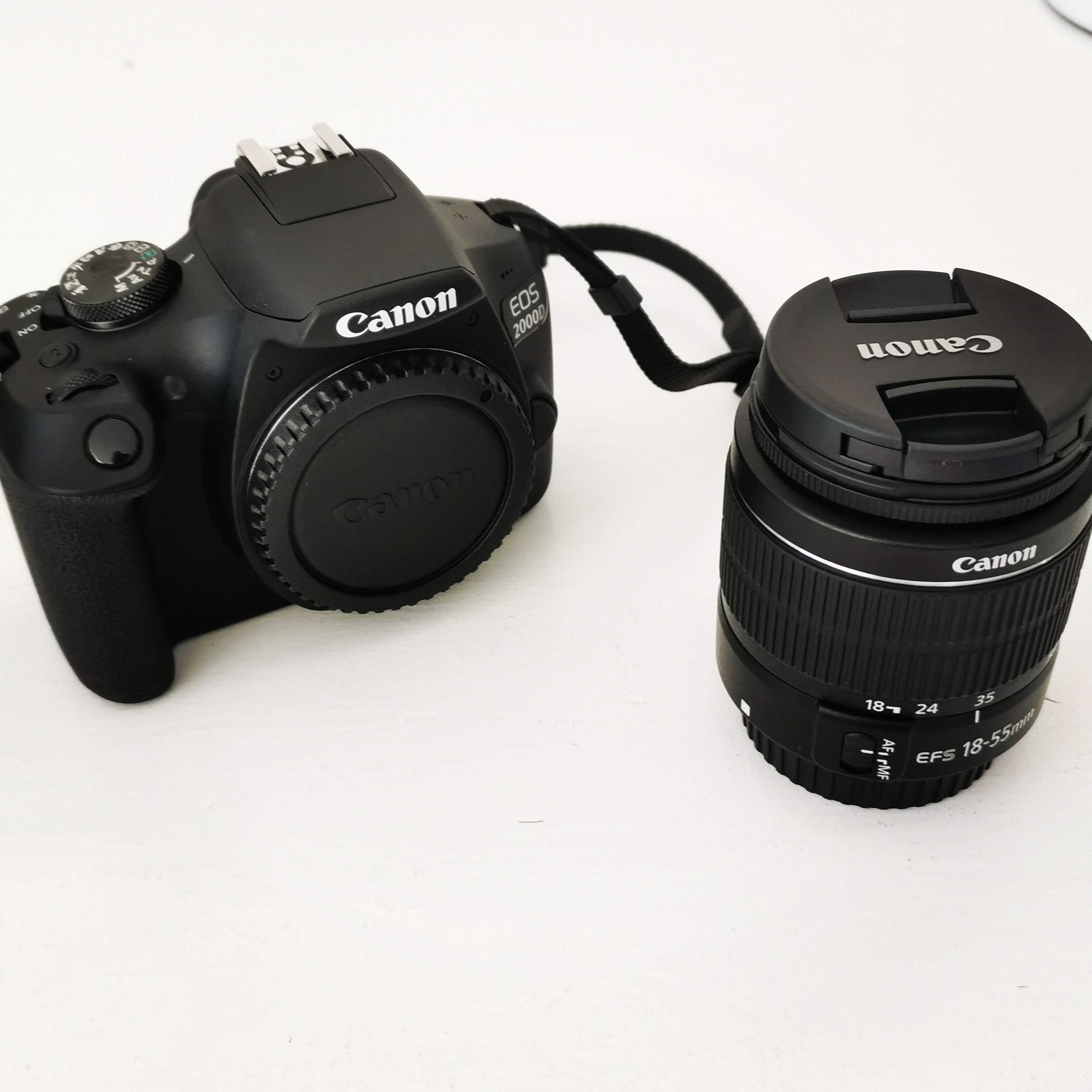 De Canon 2000D is mijn eerste spiegelreflex camera.