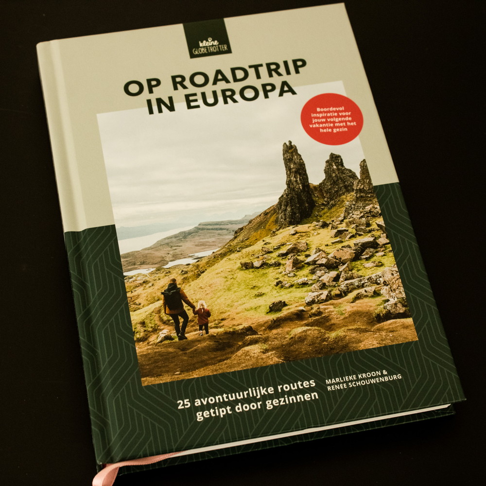 Op roadtrip door Europa, uitgegeven door uitgeverij Zout ism Kleine Globetrotter